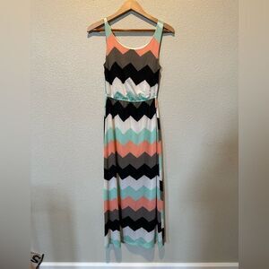 J for Justify Maxi Colorful Women’s Dress Size M